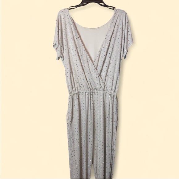 Trina Turk Gold Studded Elastic Waist Jumpsuit 8 - Picture 4 of 15